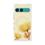 プレミアムスクエアケース with SnapMag［ Natural Flower - Yellow ］