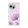 プレミアムスクエアケース with SnapMag［ Natural Flower - Purple ］