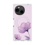 プレミアムスクエアケース with SnapMag［ Natural Flower - Purple ］