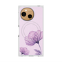 プレミアムスクエアケース with SnapMag［ Natural Flower - Purple ］
