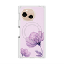 プレミアムスクエアケース with SnapMag［ Natural Flower - Purple ］