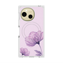 プレミアムスクエアケース with SnapMag［ Natural Flower - Purple ］