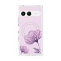 プレミアムスクエアケース with SnapMag［ Natural Flower - Purple ］