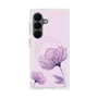 プレミアムスクエアケース with SnapMag［ Natural Flower - Purple ］