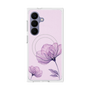 プレミアムスクエアケース with SnapMag［ Natural Flower - Purple ］