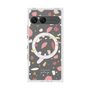 プレミアムスクエアケース with SnapMag［ Pink pieces ］