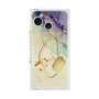 プレミアムスクエアケース with SnapMag［ Marble Nuance Painting Purple ］
