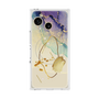 プレミアムスクエアケース with SnapMag［ Marble Nuance Painting Purple ］