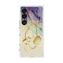 プレミアムスクエアケース with SnapMag［ Marble Nuance Painting Purple ］