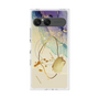 プレミアムスクエアケース with SnapMag［ Marble Nuance Painting Purple ］