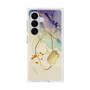 プレミアムスクエアケース with SnapMag［ Marble Nuance Painting Purple ］