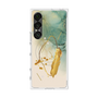 プレミアムスクエアケース with SnapMag［ Marble Nuance Painting Green ］