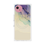 プレミアムスクエアケース with SnapMag［ Marble Purple ］