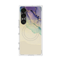 プレミアムスクエアケース with SnapMag［ Marble Purple ］