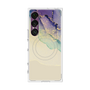 プレミアムスクエアケース with SnapMag［ Marble Purple ］