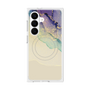 プレミアムスクエアケース with SnapMag［ Marble Purple ］