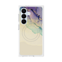 プレミアムスクエアケース with SnapMag［ Marble Purple ］