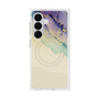 プレミアムスクエアケース with SnapMag［ Marble Purple ］
