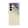プレミアムスクエアケース with SnapMag［ Marble Purple ］