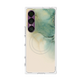 プレミアムスクエアケース with SnapMag［ Marble Green ］