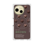 プレミアムスクエアケース with SnapMag［ BROWN-Chocolate ］
