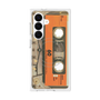 プレミアムスクエアケース with SnapMag［ RETORO CASSETTE TAPE - Skeleton Orange ］