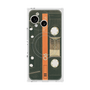 プレミアムスクエアケース with SnapMag［ RETORO CASSETTE TAPE - Opacity Black ］