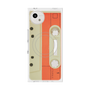 プレミアムスクエアケース with SnapMag［ RETORO CASSETTE TAPE - Opacity White ］