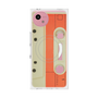 プレミアムスクエアケース with SnapMag［ RETORO CASSETTE TAPE - Opacity White ］