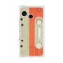 プレミアムスクエアケース with SnapMag［ RETORO CASSETTE TAPE - Opacity White ］