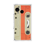 プレミアムスクエアケース with SnapMag［ RETORO CASSETTE TAPE - Opacity White ］