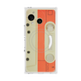 プレミアムスクエアケース with SnapMag［ RETORO CASSETTE TAPE - Opacity White ］