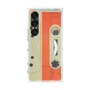 プレミアムスクエアケース with SnapMag［ RETORO CASSETTE TAPE - Opacity White ］