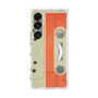 プレミアムスクエアケース with SnapMag［ RETORO CASSETTE TAPE - Opacity White ］