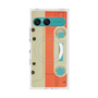 プレミアムスクエアケース with SnapMag［ RETORO CASSETTE TAPE - Opacity White ］