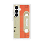 プレミアムスクエアケース with SnapMag［ RETORO CASSETTE TAPE - Opacity White ］