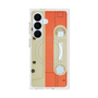プレミアムスクエアケース with SnapMag［ RETORO CASSETTE TAPE - Opacity White ］