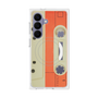 プレミアムスクエアケース with SnapMag［ RETORO CASSETTE TAPE - Opacity White ］
