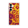 プレミアムスクエアケース with SnapMag［ y2k(Year2000) - Flower - Orange purple ］