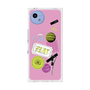 プレミアムスクエアケース with SnapMag［ Playful sticker - Dusty Pink ］