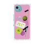プレミアムスクエアケース with SnapMag［ Playful sticker - Dusty Pink ］