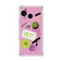 プレミアムスクエアケース with SnapMag［ Playful sticker - Dusty Pink ］