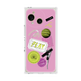 プレミアムスクエアケース with SnapMag［ Playful sticker - Dusty Pink ］
