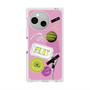 プレミアムスクエアケース with SnapMag［ Playful sticker - Dusty Pink ］