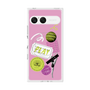 プレミアムスクエアケース with SnapMag［ Playful sticker - Dusty Pink ］