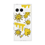 プレミアムスクエアケース with SnapMag［ PAINTING SMILE Yellow ］