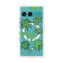 プレミアムスクエアケース with SnapMag［ PAINTING SMILE Green ］
