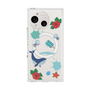 プレミアムスクエアケース with SnapMag［ DRAWING PAPER Blue ］