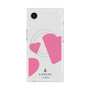 プレミアムスクエアケース with SnapMag［ LANVIN en Bleu Hearts Pink - ランバン ハート ピンク ］