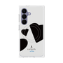 プレミアムスクエアケース with SnapMag［ LANVIN en Bleu Hearts Black - ランバン ハート ブラック ］